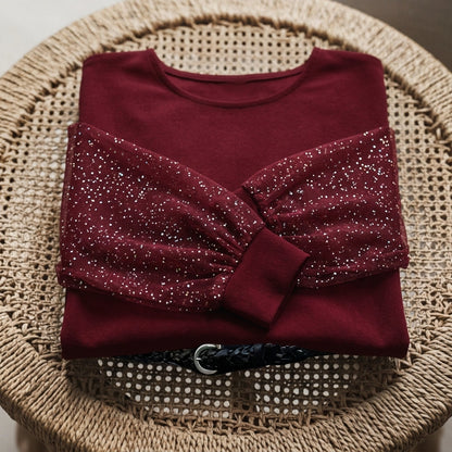 Lace Blouse for Women Cotton Blend Romantic Detail – Clara