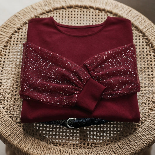Lace Blouse for Women Cotton Blend Romantic Detail – Clara
