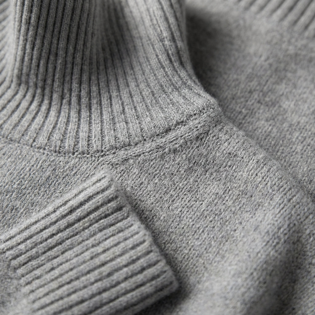 Women's Cashmere Blend Turtleneck Sweater Classic Fit – Celeste