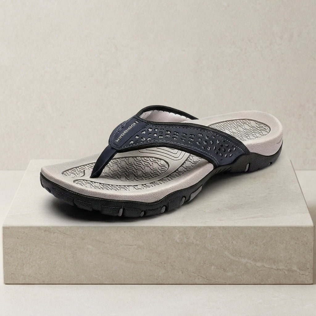 Men's Athletic Flip Flops with Arch Support Lightweight Casual – Arden