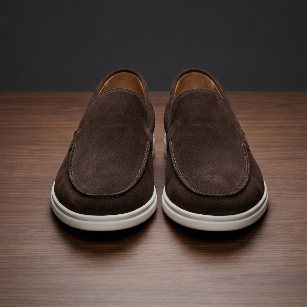 Men's Suede Yacht Loafers Comfortable Classic Style – Matteo