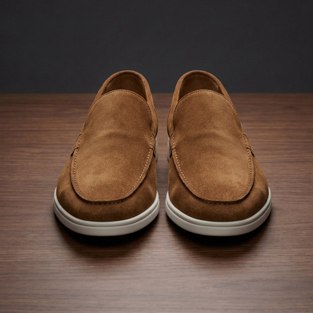 Men's Suede Yacht Loafers Comfortable Classic Style – Matteo