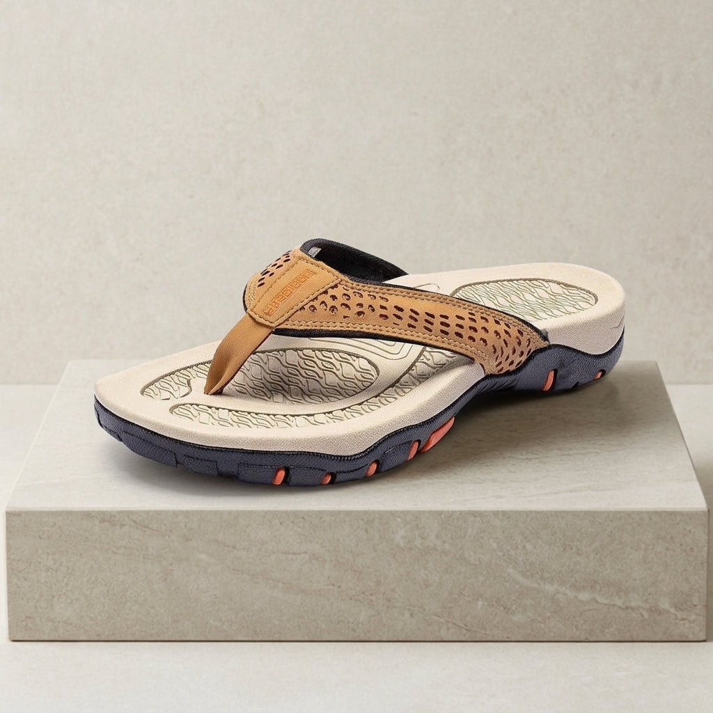 Men's Athletic Flip Flops with Arch Support Lightweight Casual – Arden