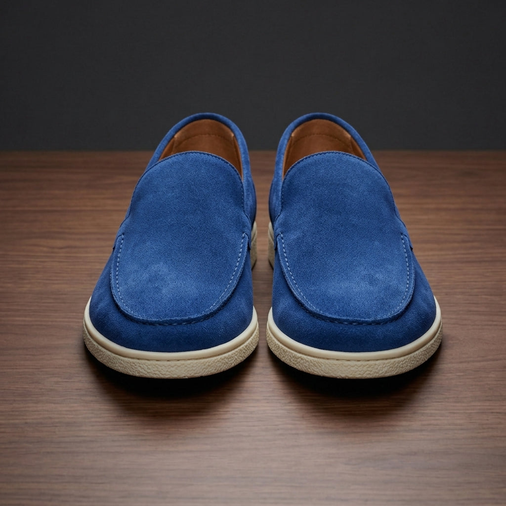 Men's Suede Yacht Loafers Comfortable Classic Style – Matteo