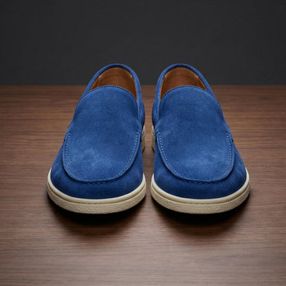 Men's Suede Yacht Loafers Comfortable Classic Style – Matteo