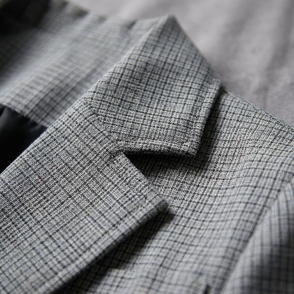 Women's Oversized Cotton Blend Check Blazer – Marlowe