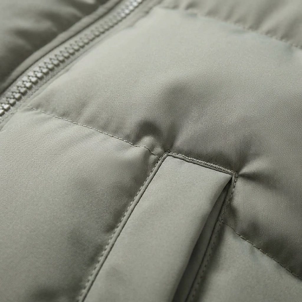 Hooded Cotton Blend Jacket With Zip Front – Marlowe