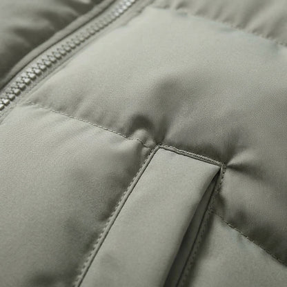 Hooded Cotton Blend Jacket With Zip Front – Marlowe