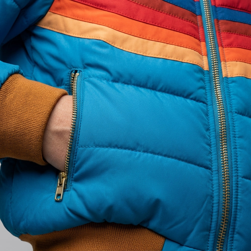Quilted Hooded Jacket Cotton Blend Tailored Fit – Marlowe