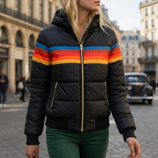 Quilted Hooded Jacket Cotton Blend Tailored Fit – Marlowe
