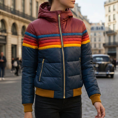 Quilted Hooded Jacket Cotton Blend Tailored Fit – Marlowe
