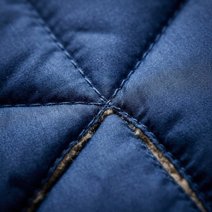 Quilted Coat with Hood Cotton Blend Lined Style – Maren