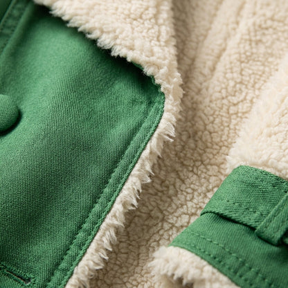 Winter Jacket Cotton Blend Refined Layering Style – Elara