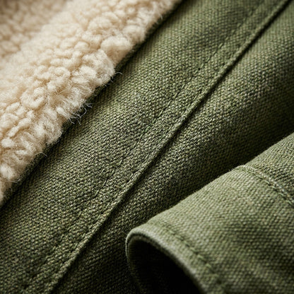 Winter Jacket Cotton Blend Refined Layering Style – Elara