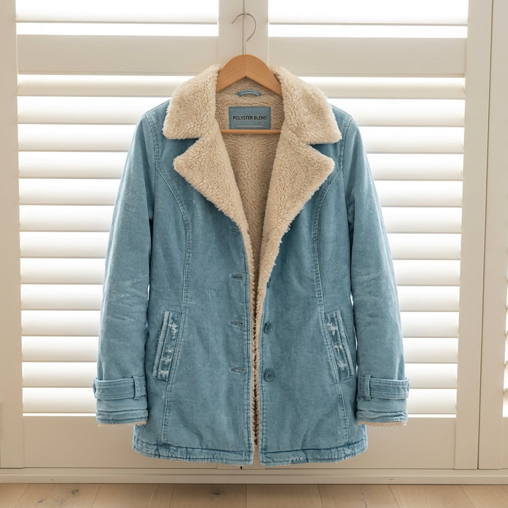 Winter Jacket Cotton Blend Refined Layering Style – Elara