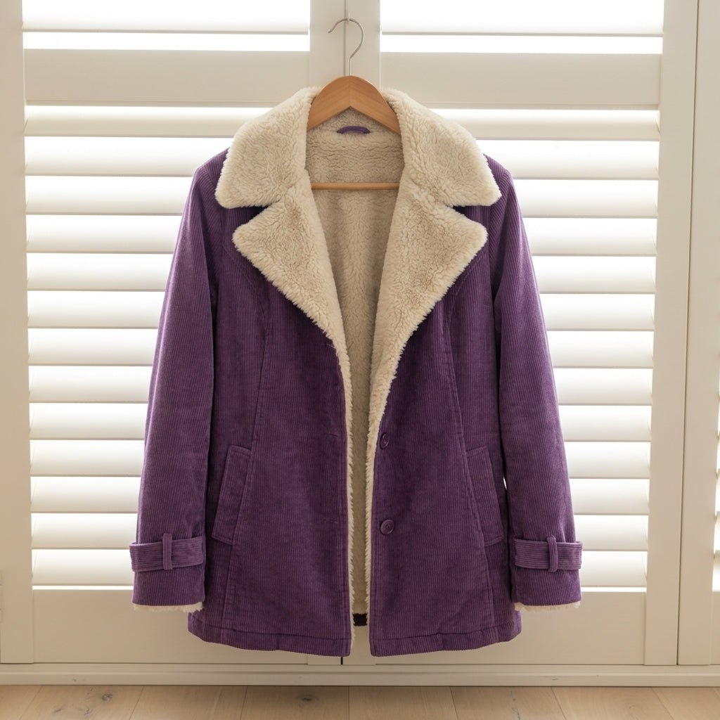 Winter Jacket Cotton Blend Refined Layering Style – Elara