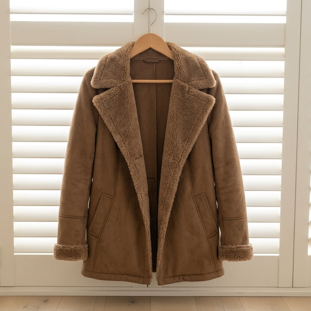 Winter Jacket Cotton Blend Refined Layering Style – Elara