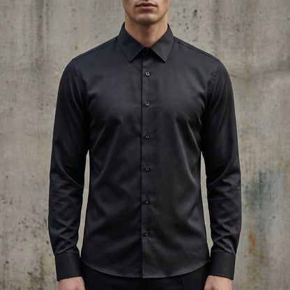 Long Sleeve Shirt for Men Cotton Blend Wrinkle Resistant – Marlowe
