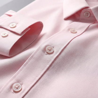 Long Sleeve Shirt for Men Cotton Blend Wrinkle Resistant – Marlowe