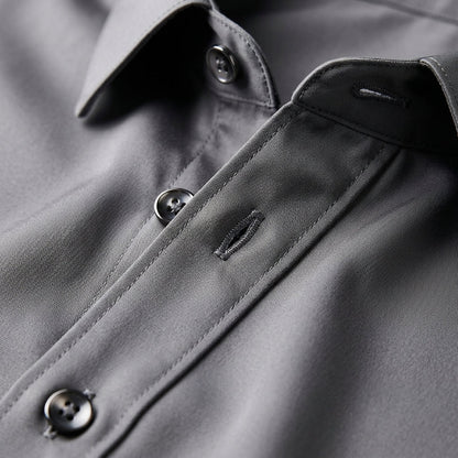 Men's Slim Fit Cotton Blend Dress Shirt Anti Wrinkle – Everett