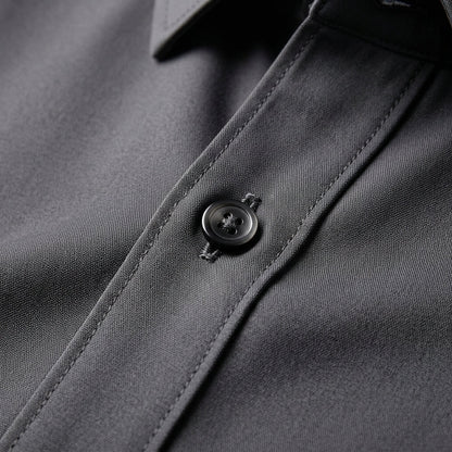 Men's Slim Fit Cotton Blend Dress Shirt Anti Wrinkle – Everett