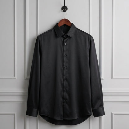 Men's Slim Fit Cotton Blend Dress Shirt Anti Wrinkle – Everett