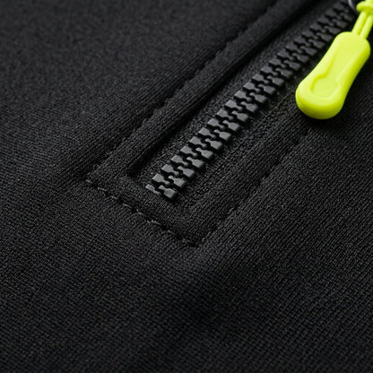 High Neck Cotton Blend Sweatshirt Half Zip Windproof – Marlowe