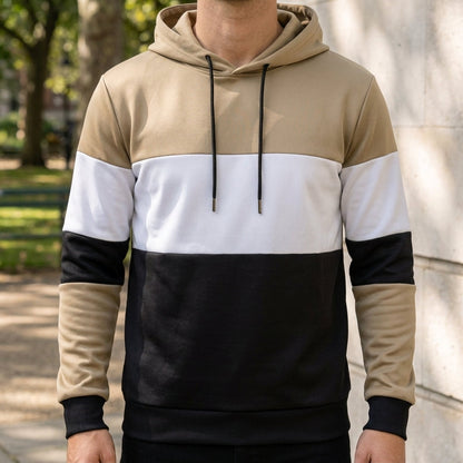 Men's Color Block Cotton Blend Oversized Hoodie – Rowan
