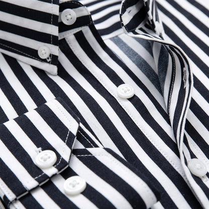 Striped Shirt Cotton Blend Slim Fit – Marlowe