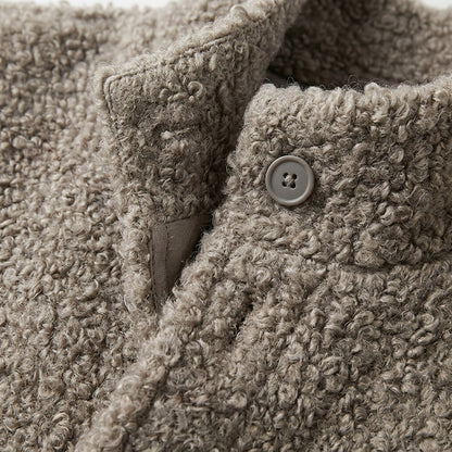 Women's Knitted Open Cardigan Sweater High Collar Cotton Blend – Marlowe