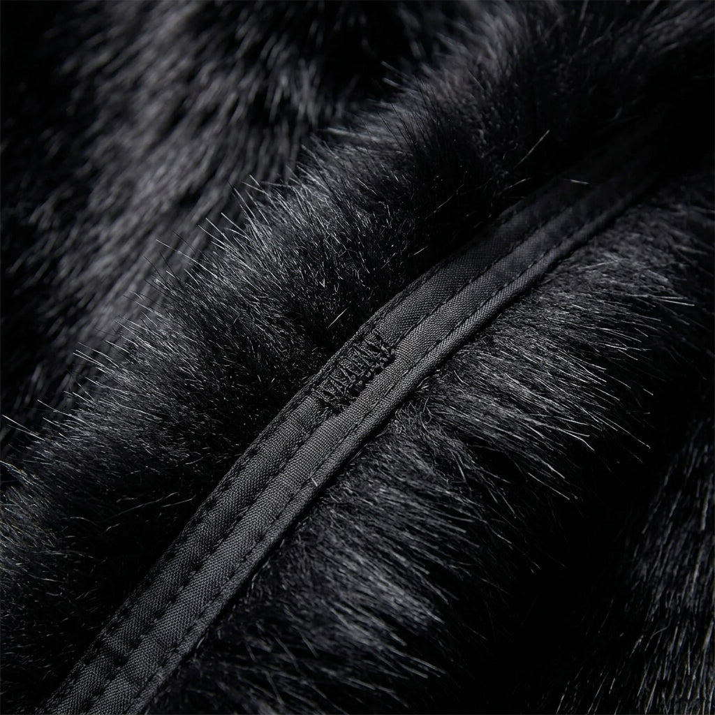 Women's Faux Fur Open Front Vest for Layering – Marlowe