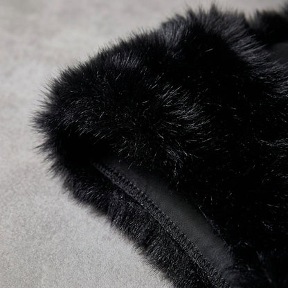 Women's Faux Fur Open Front Vest for Layering – Marlowe