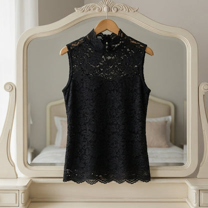 Women's Floral Lace Camisole Cotton Blend Sleeveless – Elodie