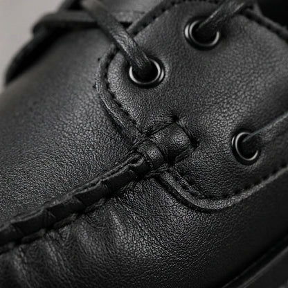 Men's Faux Leather Lace-Up Business Shoes for Driving – Everett