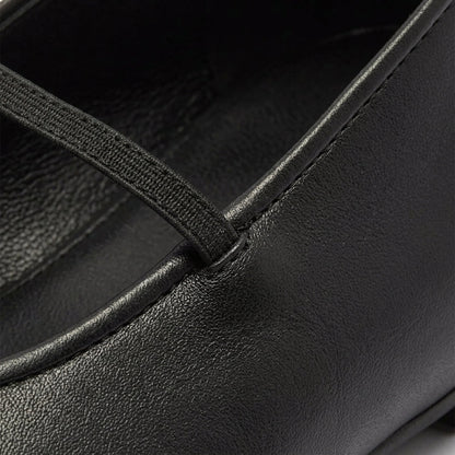Women's Faux Leather Ballet Flats Everyday Style – Elara