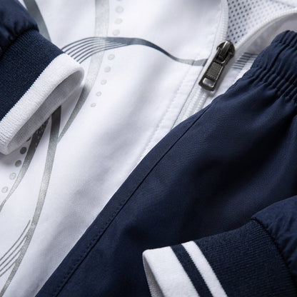 Cotton Blend Training Tracksuit Modern Fit – Mateo