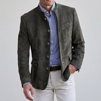 Women's Cotton Blend Blazer Sophisticated Smart Style – Alessia