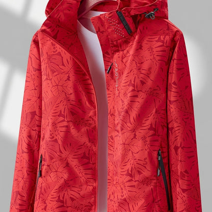 Lightweight Wind-Resistant Jacket With Detachable Hood – Elara
