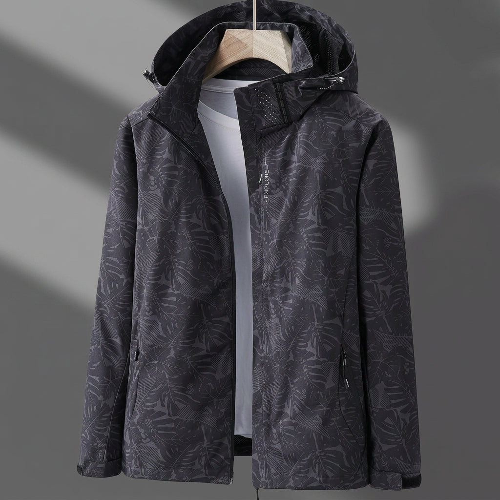 Lightweight Wind-Resistant Jacket With Detachable Hood – Elara