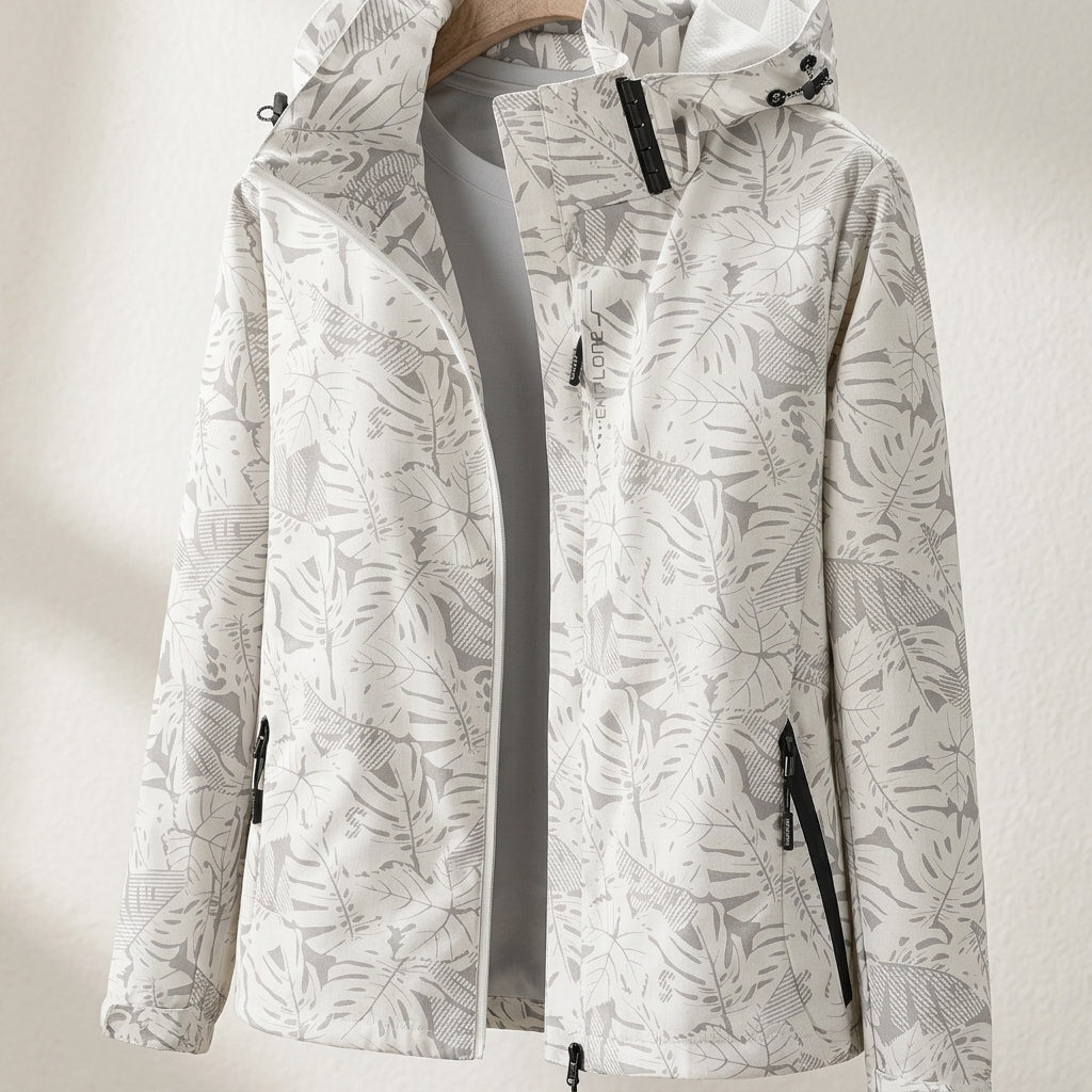 Lightweight Wind-Resistant Jacket With Detachable Hood – Elara
