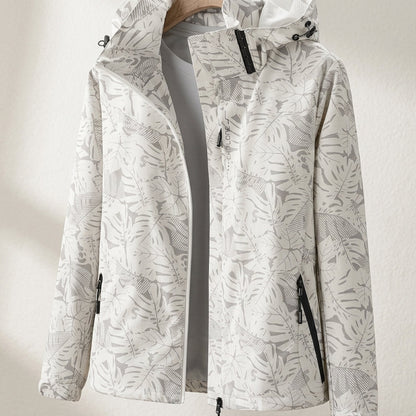 Lightweight Wind-Resistant Jacket With Detachable Hood – Elara