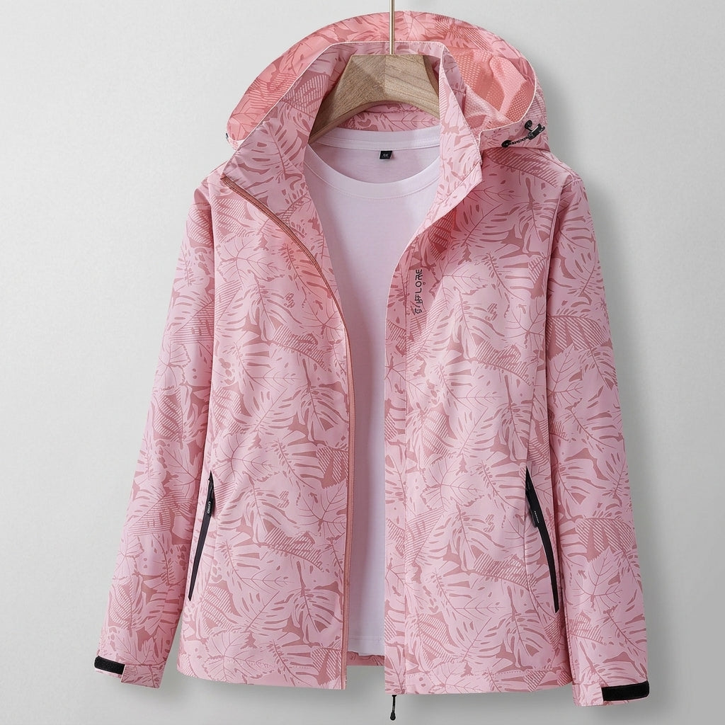 Lightweight Wind-Resistant Jacket With Detachable Hood – Elara