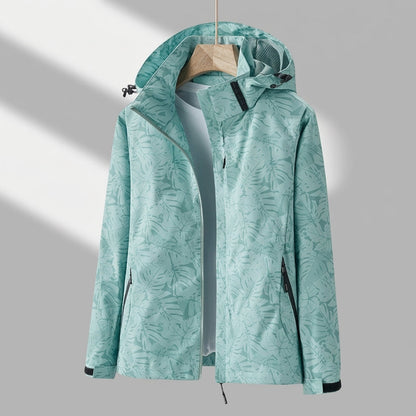 Lightweight Wind-Resistant Jacket With Detachable Hood – Elara