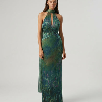 Floral Maxi Dress for Women Flowing Elegant Fit – Marielle