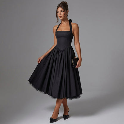 Women's Tulle Midi Dress Soft Formal Style – Celeste