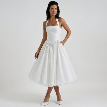 Women's Tulle Midi Dress Soft Formal Style – Celeste