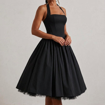 Women's Tulle Midi Dress Soft Formal Style – Celeste