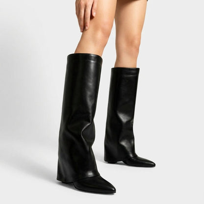 Women's Leather Knee-High Boots Orthopedic Style – Verona
