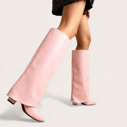 Women's Leather Knee-High Boots Orthopedic Style – Verona
