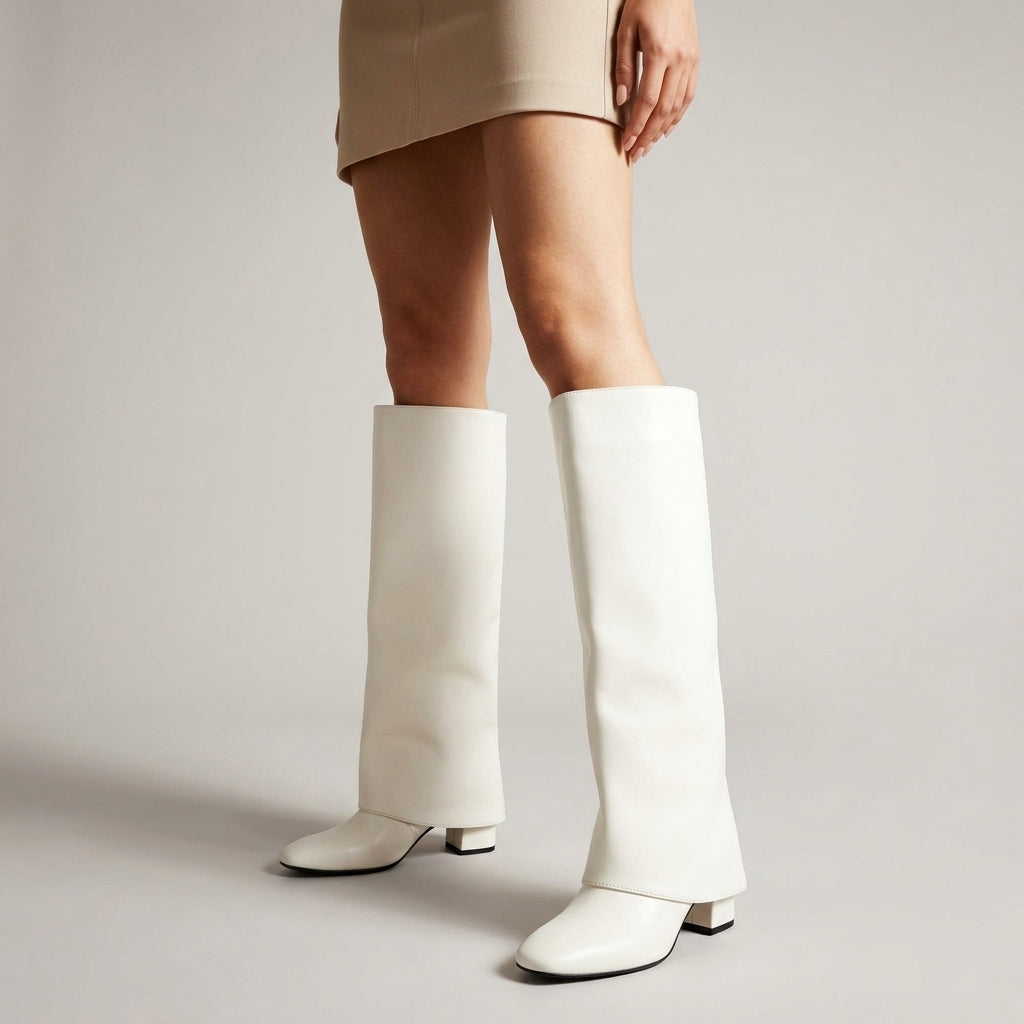 Women's Leather Knee-High Boots Orthopedic Style – Verona